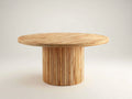 Tavolo da giardino - Legno di teak - 110 x 110 x 74 cm - Marrone chiaro - Stile minimalista