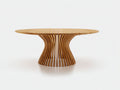 Tavolo da giardino - Legno di teak - 140 x 140 x 76 cm - Marrone chiaro - Stile organico