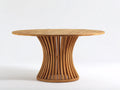 Tavolo da giardino - Legno di teak - 125 x 125 x 75 cm - Marrone miele - Stile contemporaneo