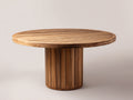 Tavolo da giardino - Legno di teak - 115 x 115 x 74 cm - Marrone caldo - Stile rustico moderno